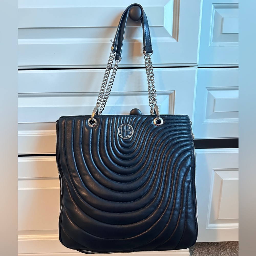 Henri Bendel Quilted Chain Tote
